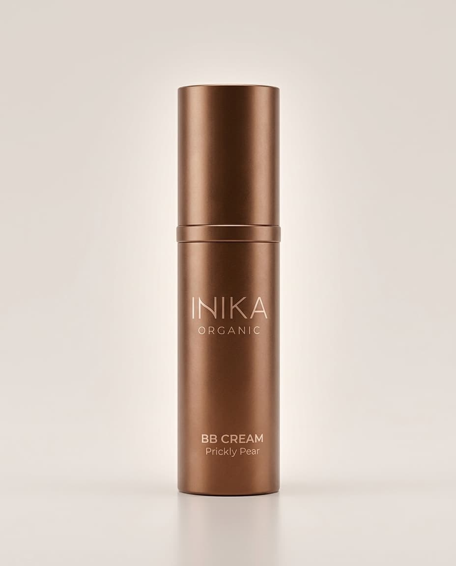 INIKA Organic BB Cream - Honey 30ml - lifestyle product photography